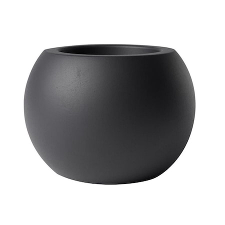 New Courtyard 6 in. Sphere Planter, Black, 4PK NE3852172